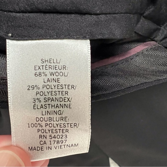 Banana Republic Factory Martin Fit Trousers Pants Wool Blend Career Office 4S - Picture 7 of 8